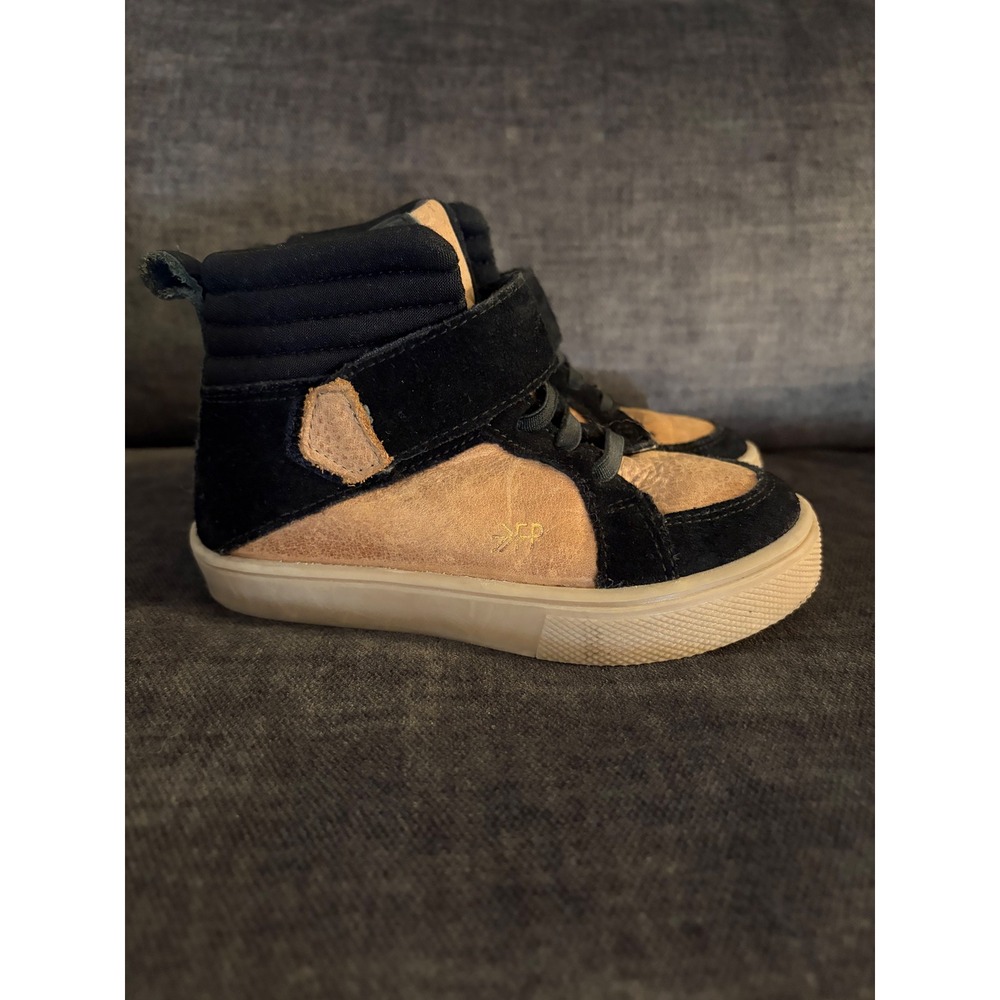 Freshly Picked Sepia Brooklyn High Top sneaker Brown black size toddler 8